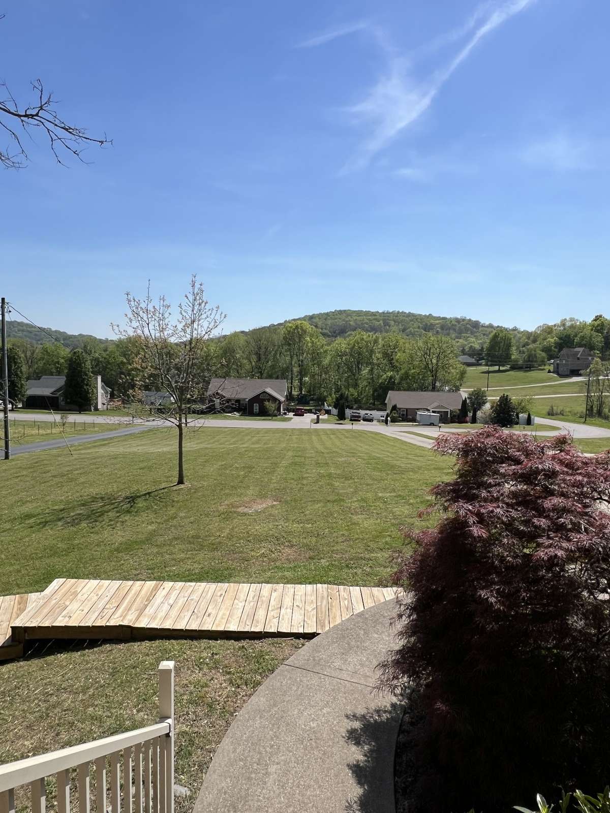 View from the front porch!