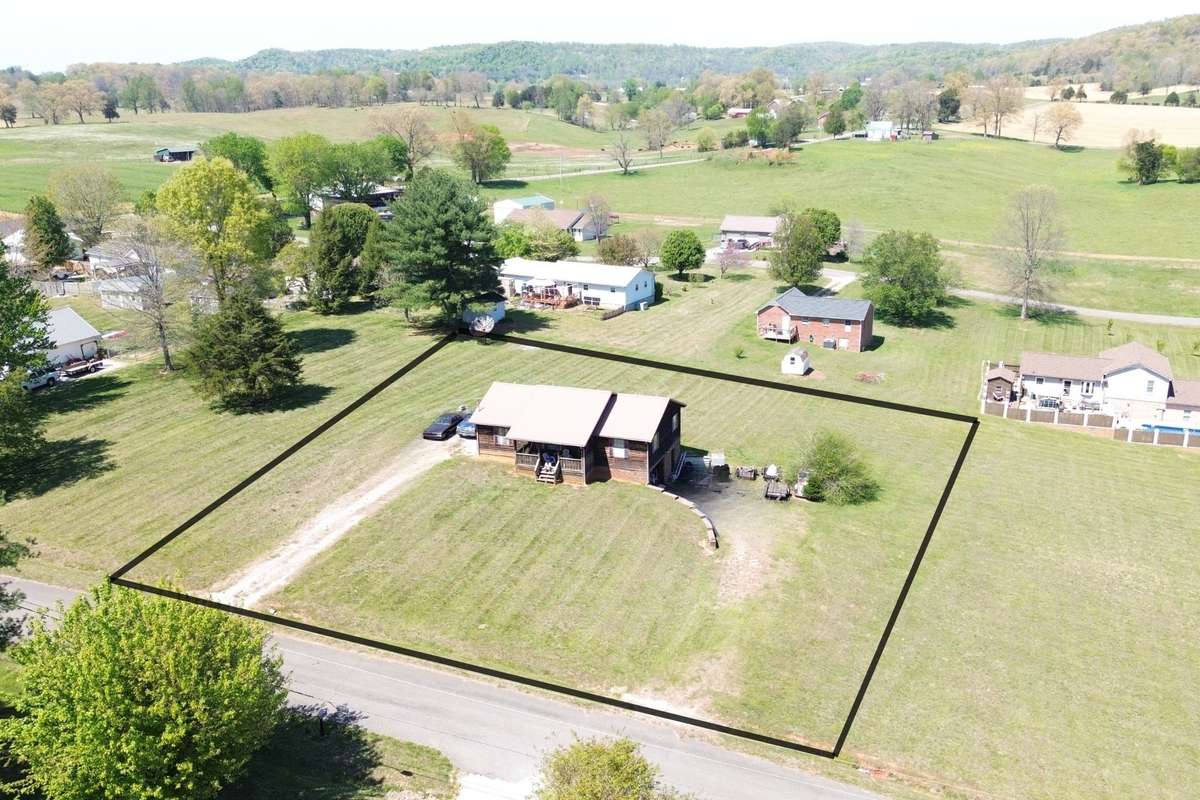 Lot lines in photo are approximate.