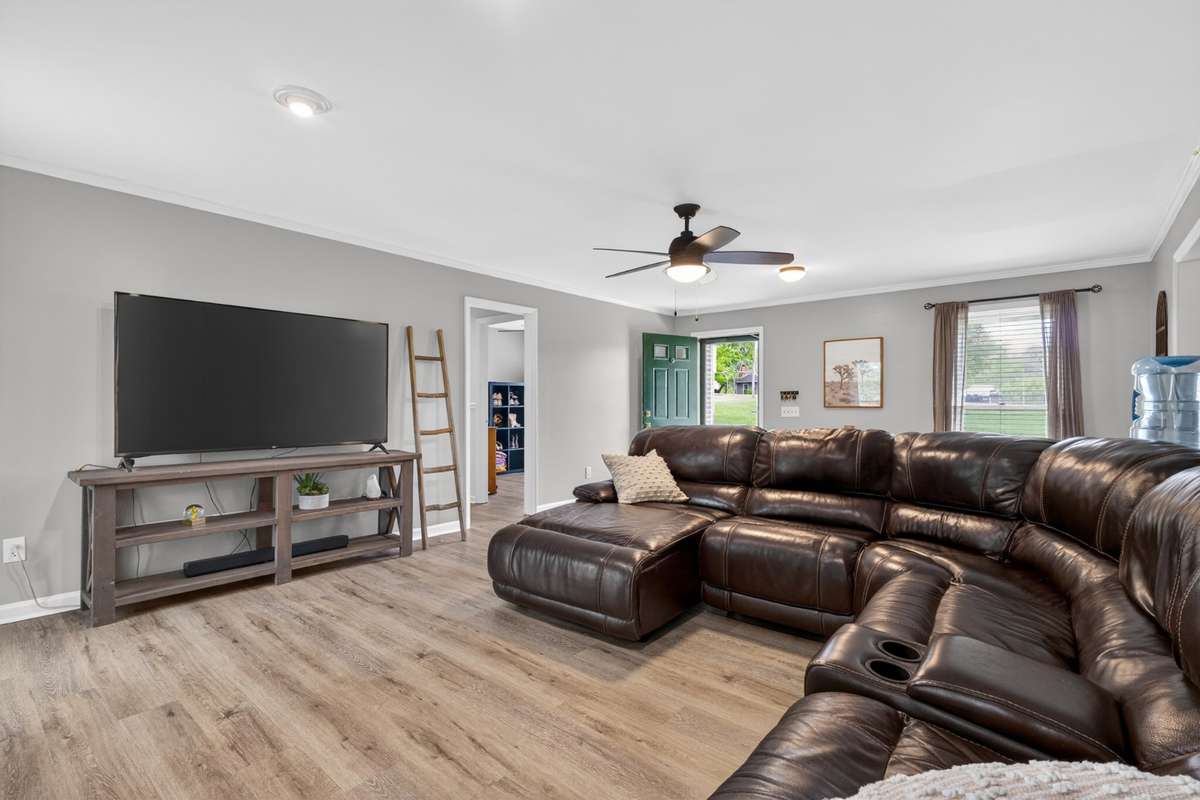 LVP flooring throughout the house.