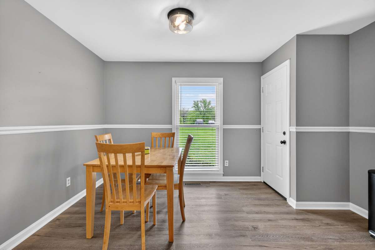 The door to the right leads to the basement.