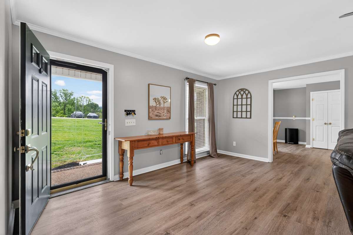Nice, spacious entry to the home.