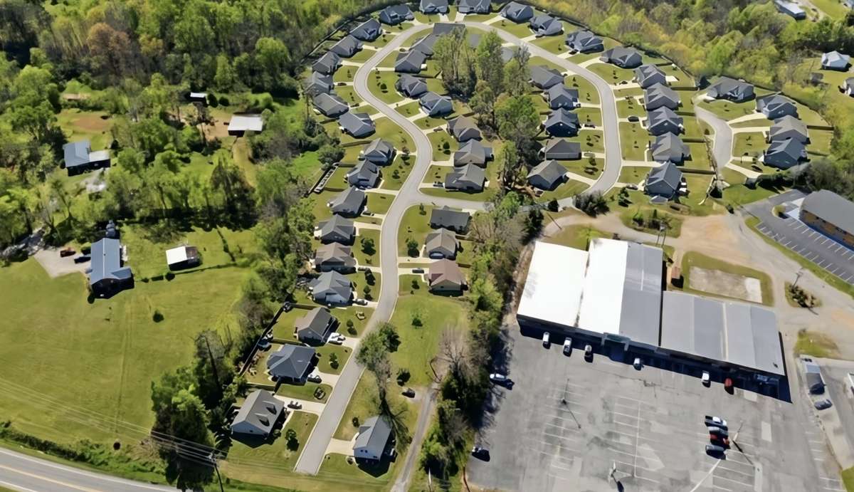 Photo Generated Using AI Imaging of Residential Development