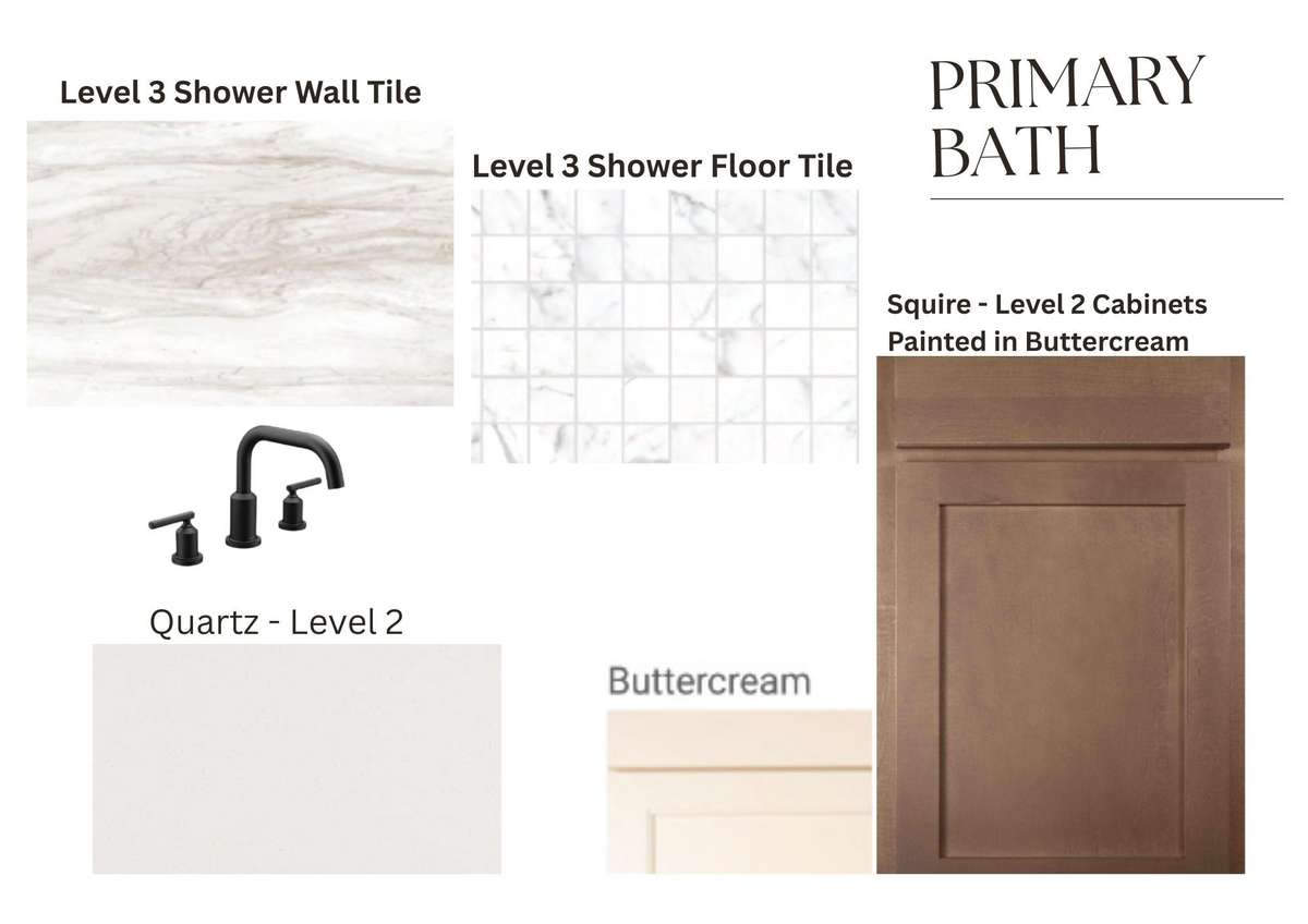 Primary Bath Finishes