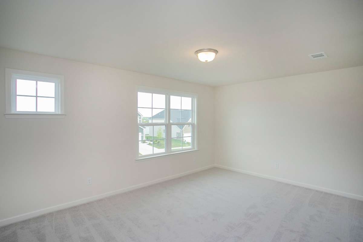 Loft area. All photos are of model home*