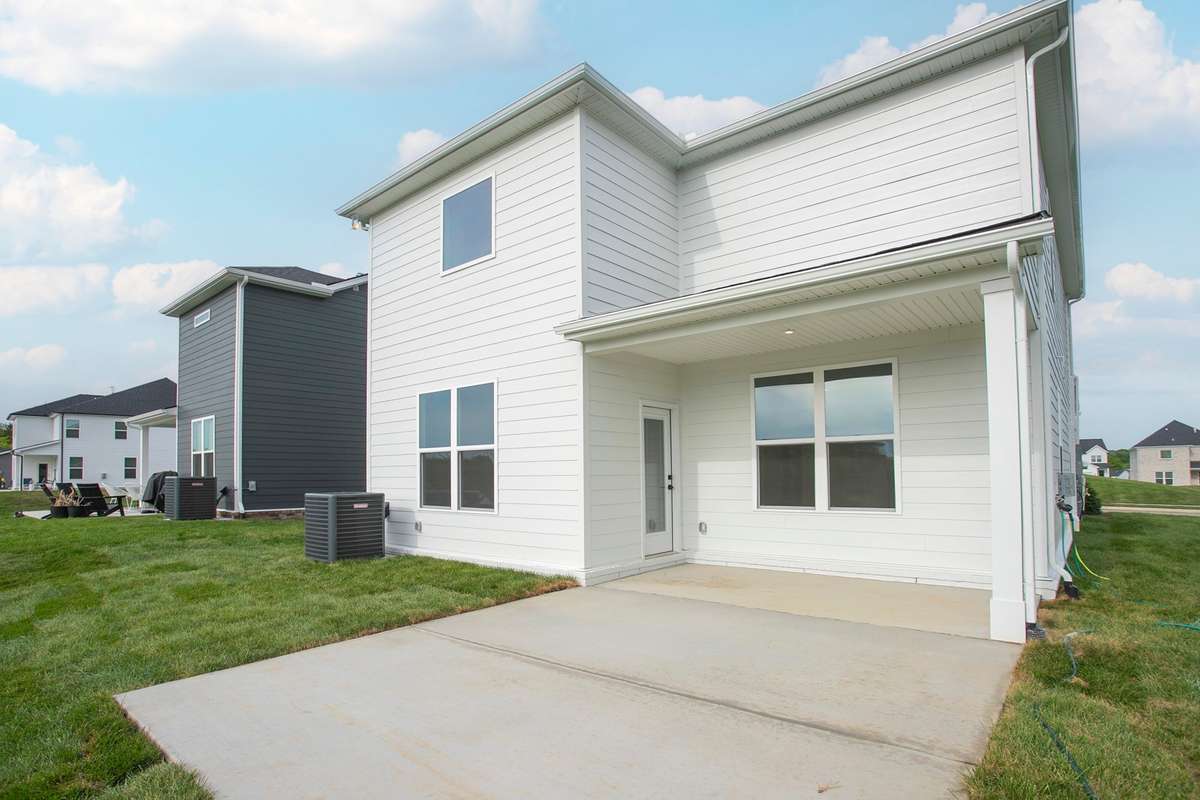 Covered patio included.  All photos are of model home*