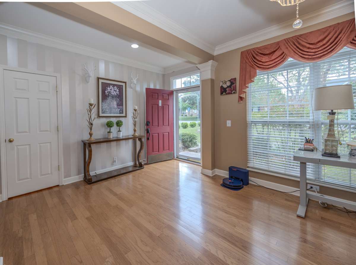 Half bath located just off the foyer