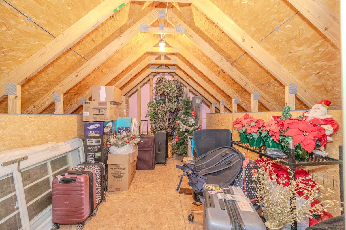 Walk out storage just off the Bonus Room