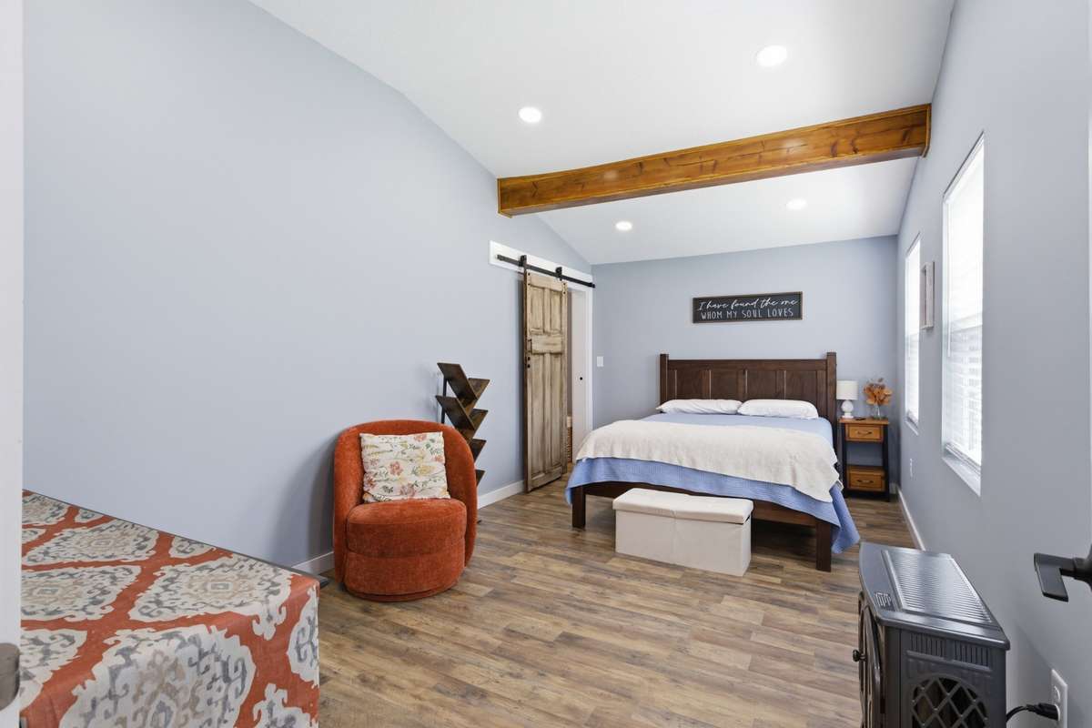 Principal bedroom is spacious allowing for bedroom and sitting room areas