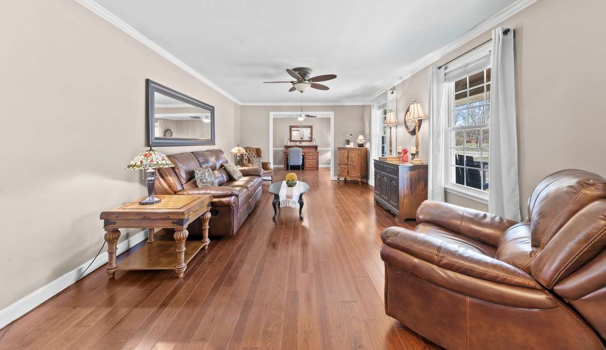Oversized formal living room with beautiful front-facing views.  (13x20)