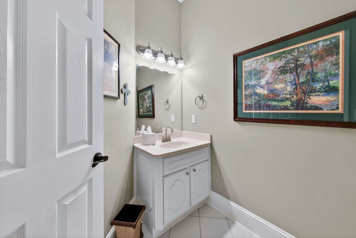 Half bath on main level