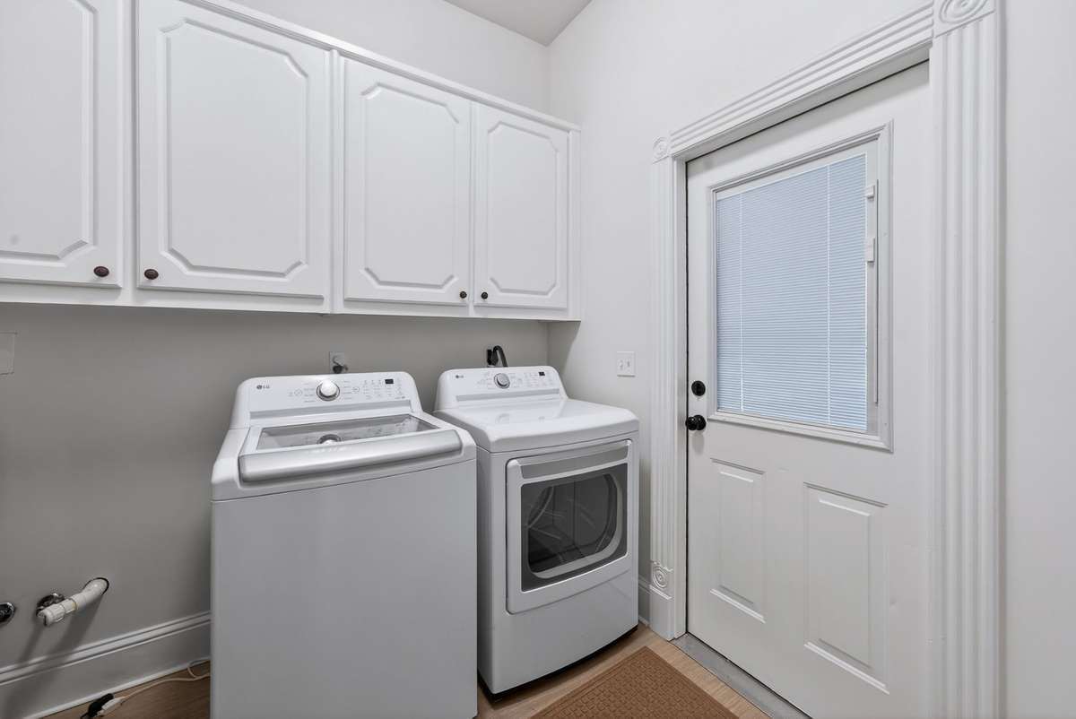 Laundry room is on main level