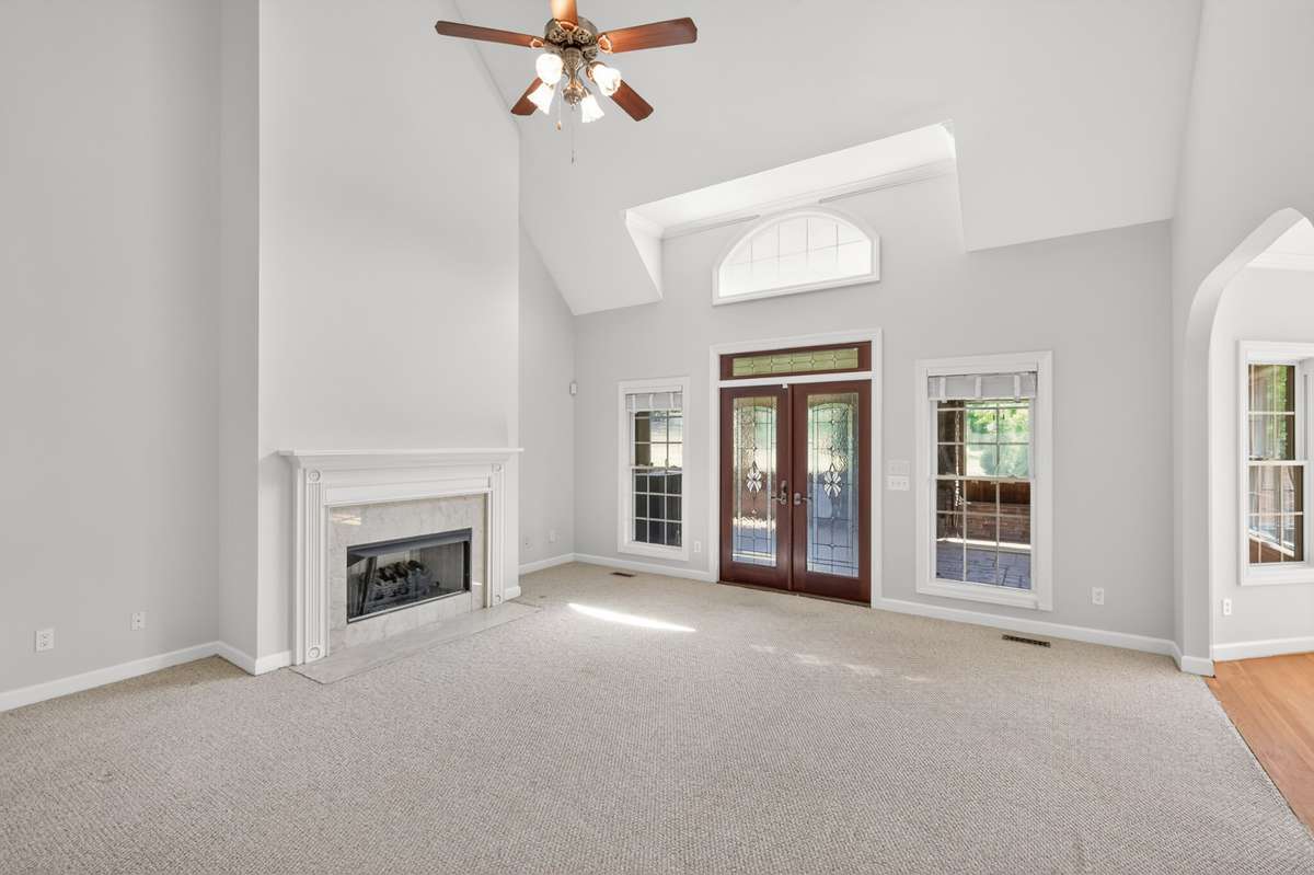 Soaring ceilings in the Great Room