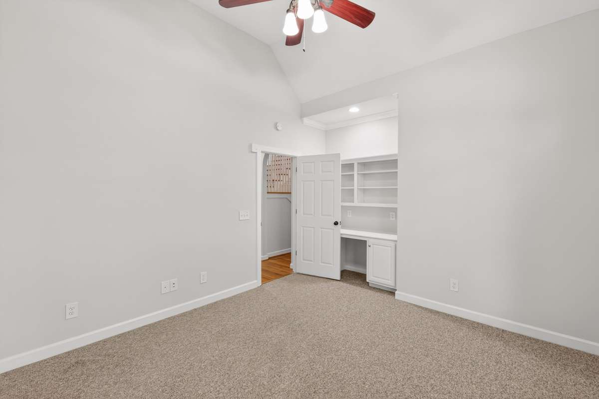 Library/Office at the front of the home