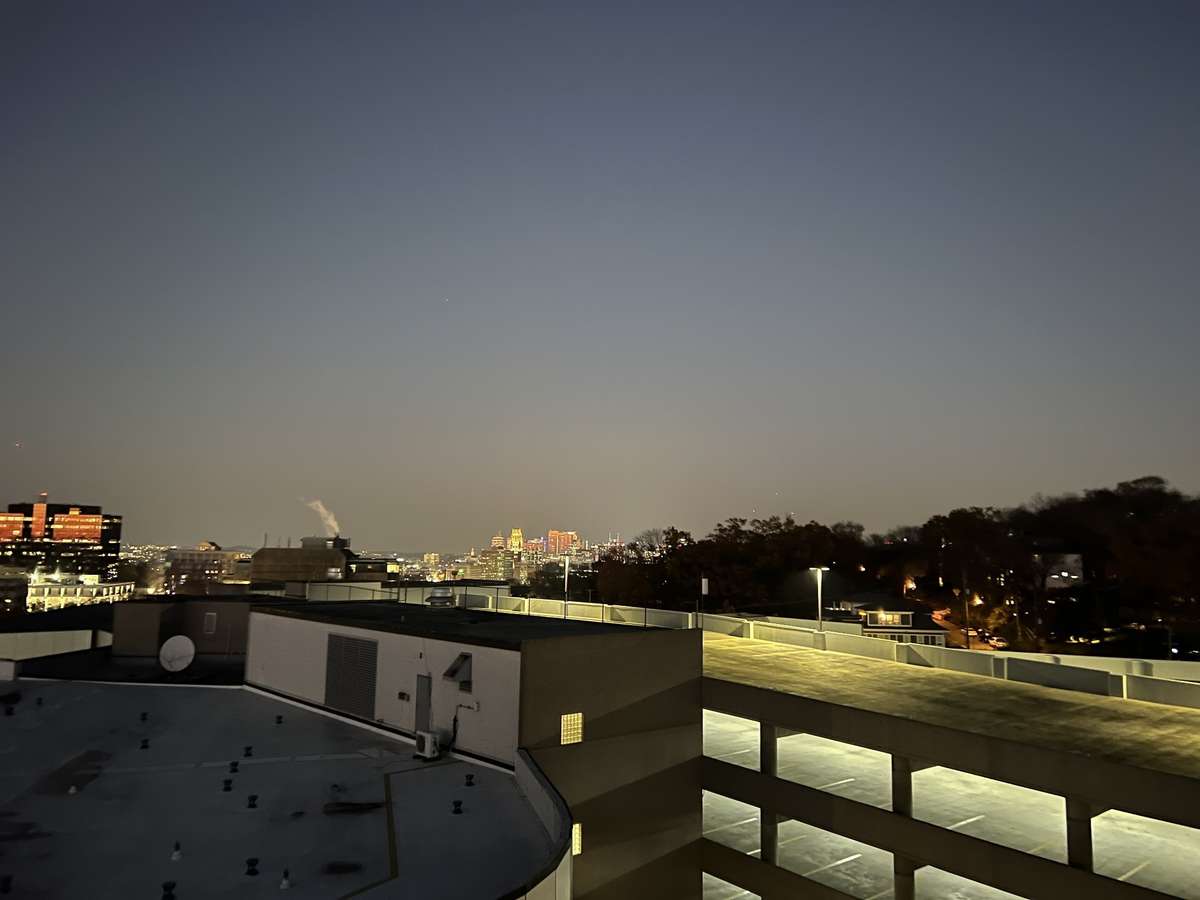 Amazing view of the city.