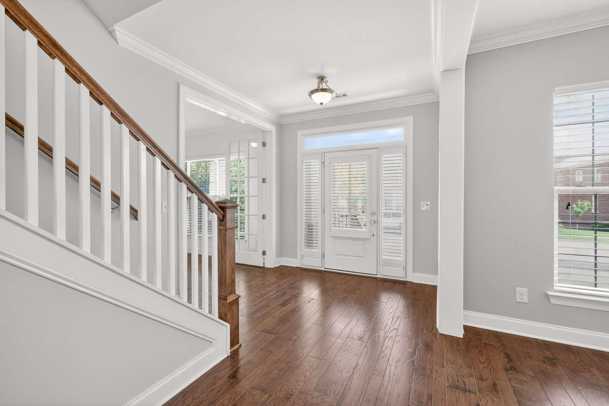 Welcoming entry foyer