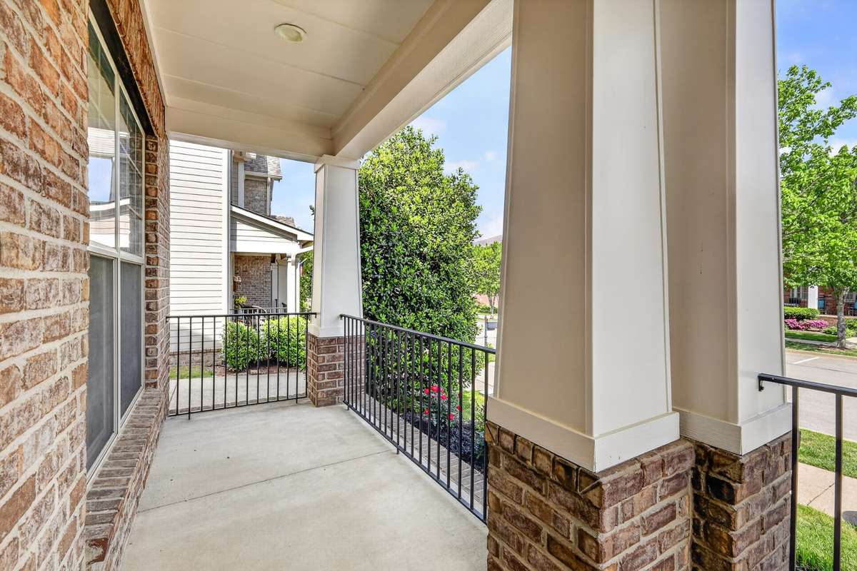 Covered front porch
