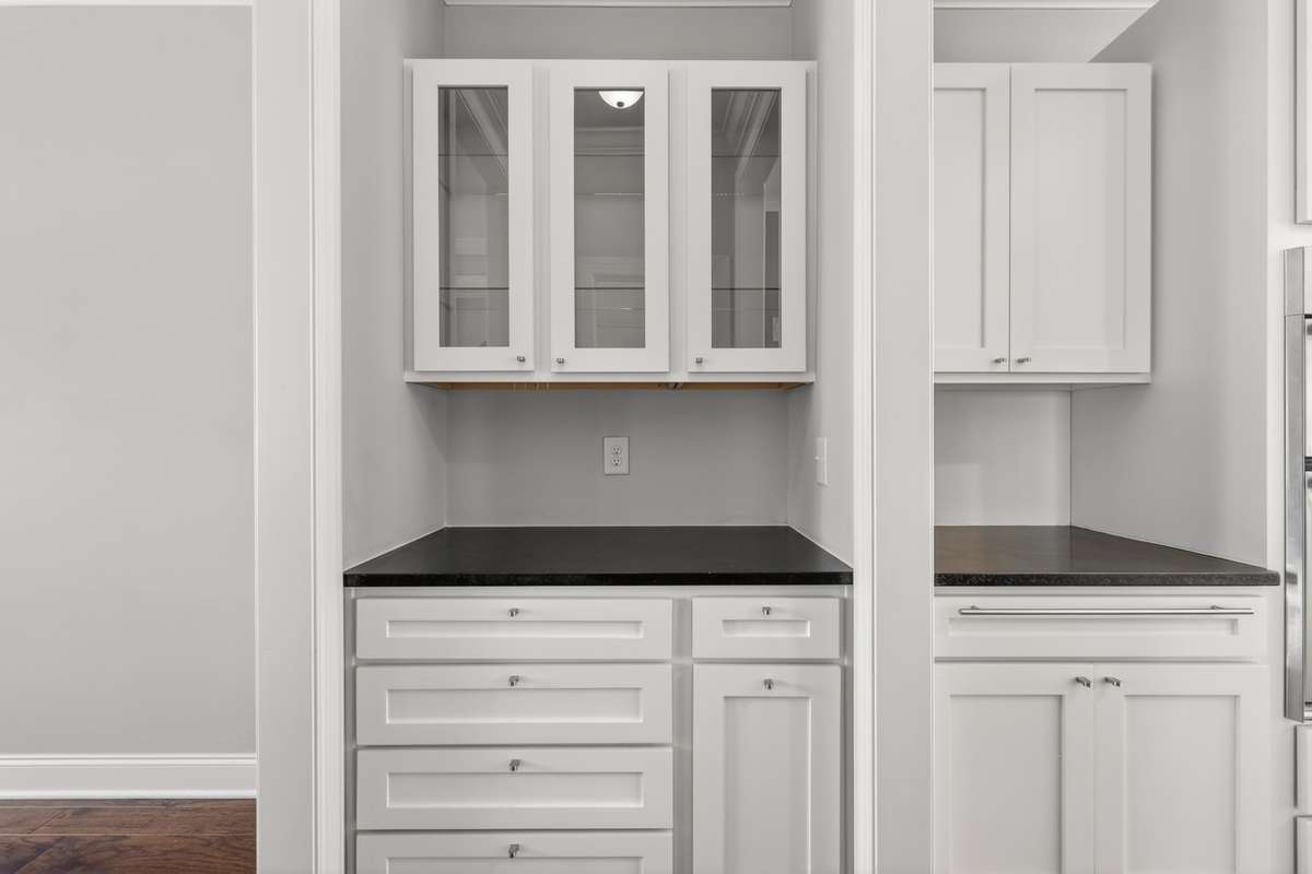 Butler's Pantry between kitchen and dining room