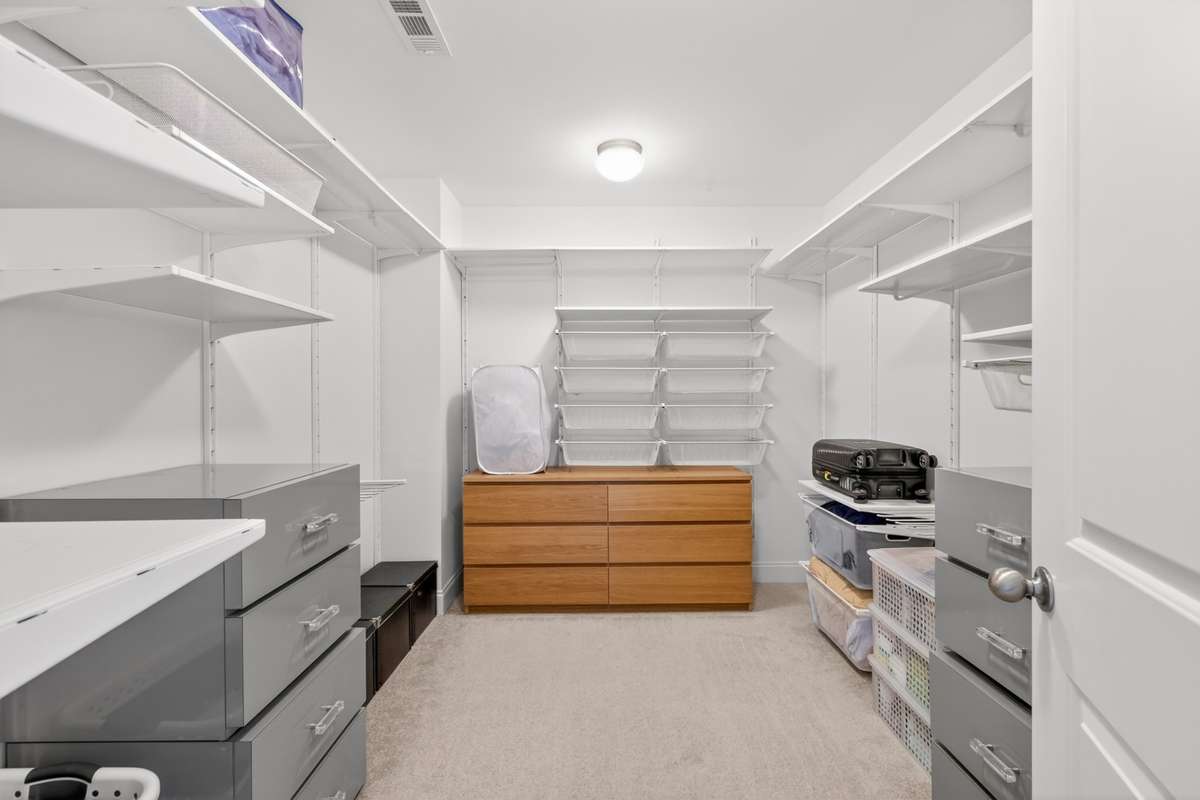 Closet designed for organization!