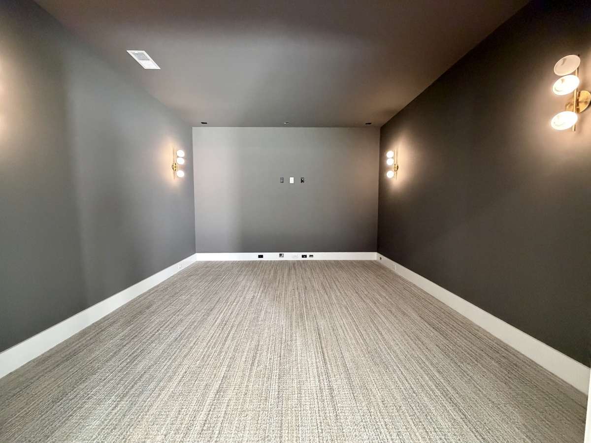 Actual Home — Main Level Media Room