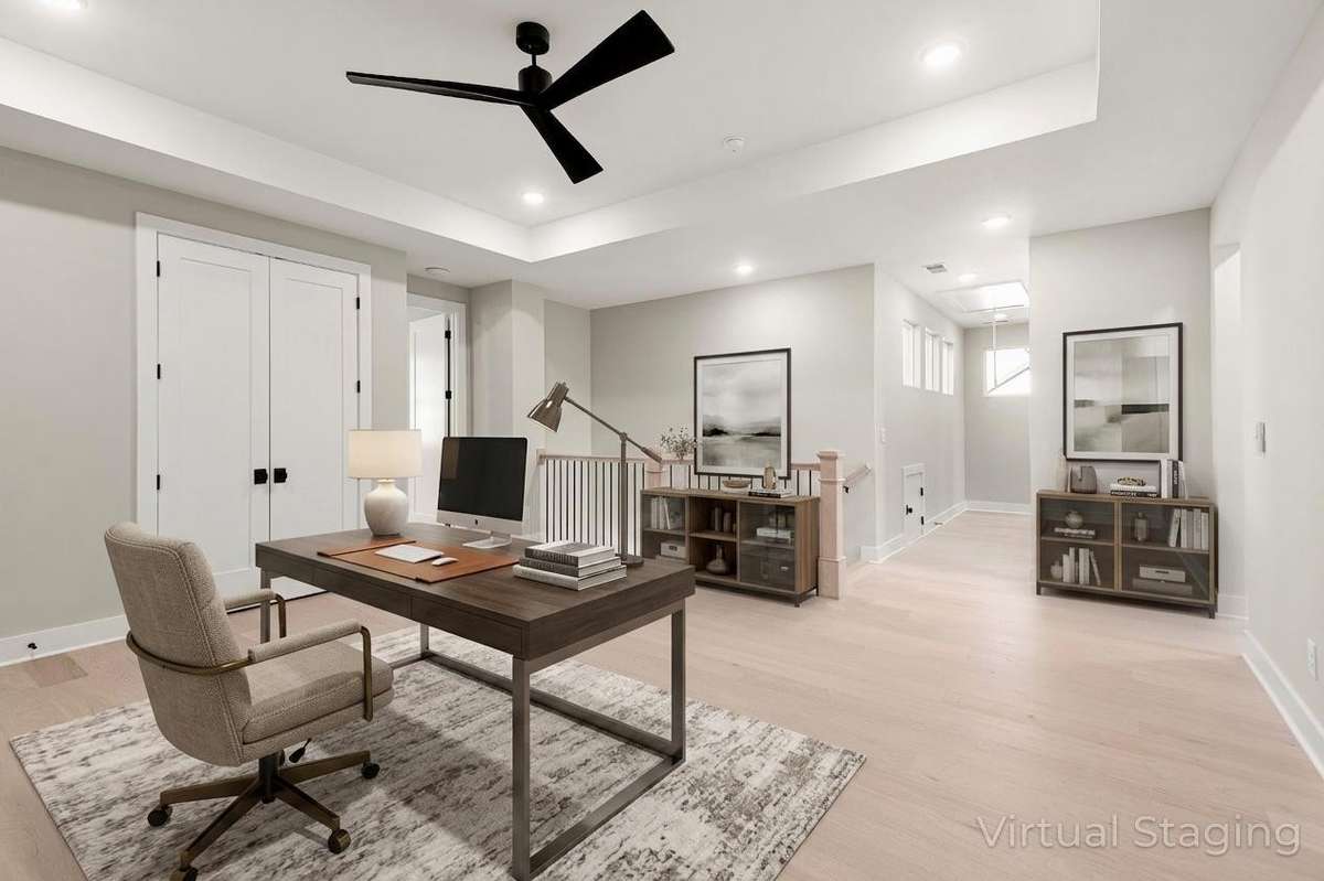 Actual Home — Upstairs Loft / Bonus Room — Virtually Staged