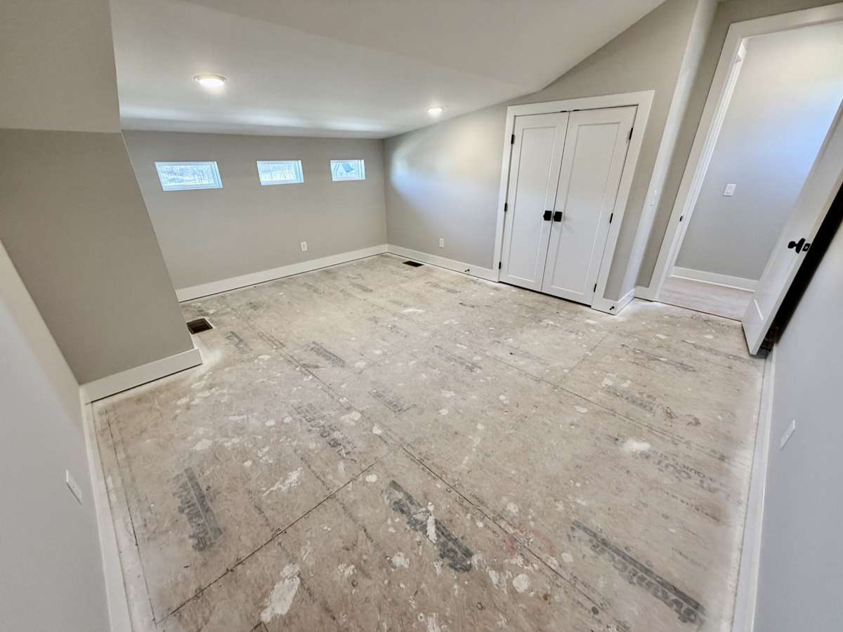 Actual Home — Storage or Expansion Area Upstairs