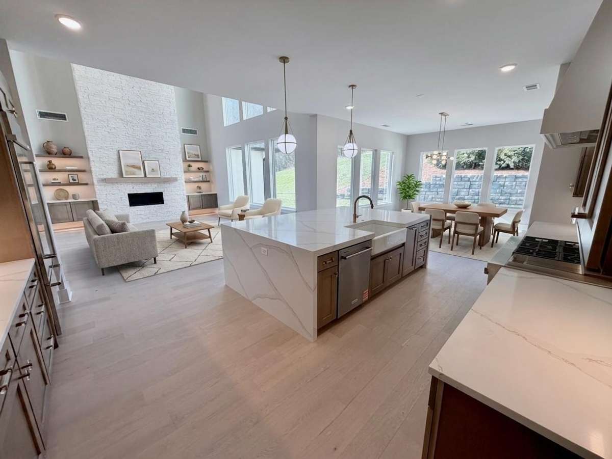 Actual Home — Virtually Staged to Showcase How Space Can Be Used & Furnished.
