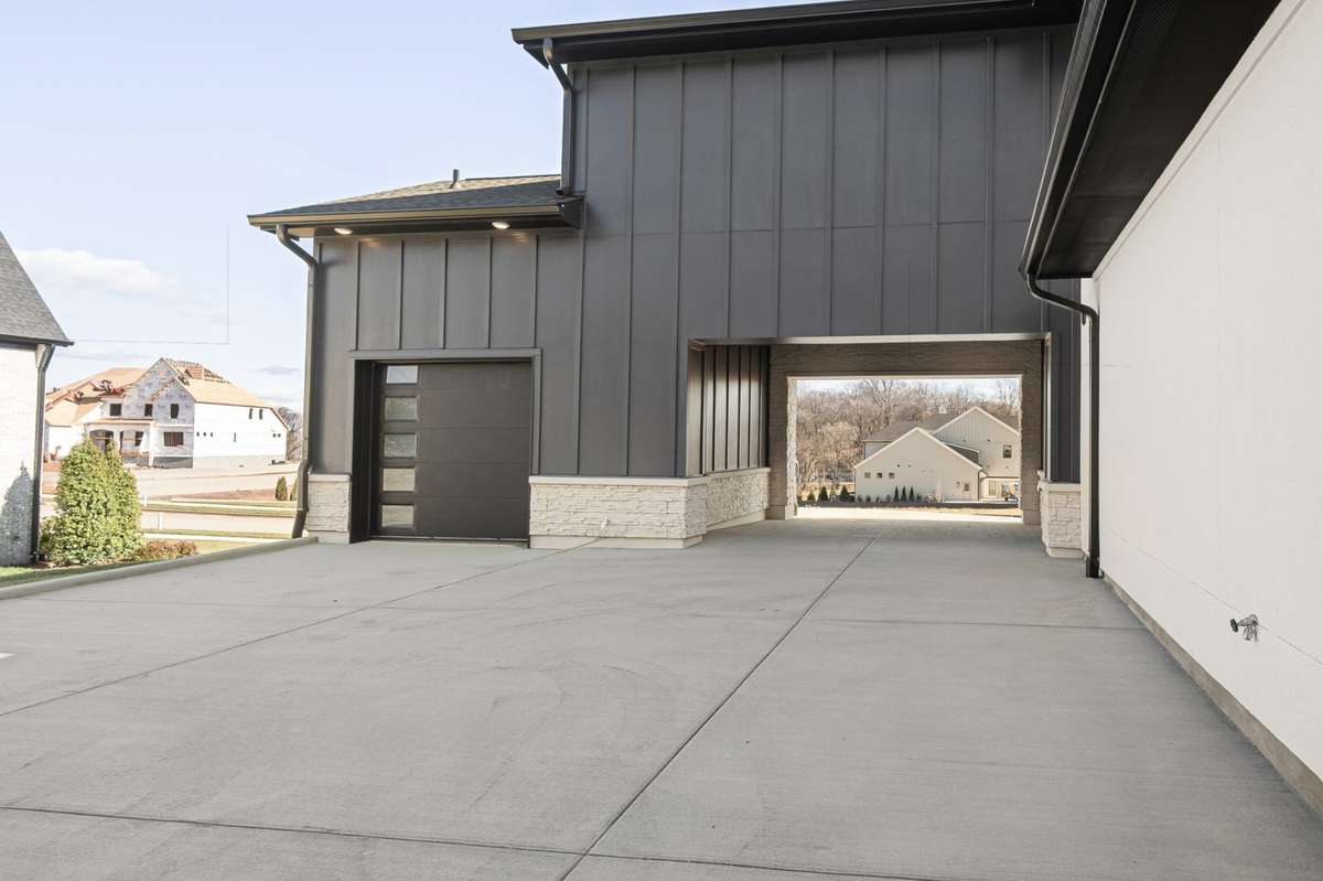 1 Car Garage Bay Has Interior Staircase to Second Floor — Ideal for Nanny or Teenage Driver