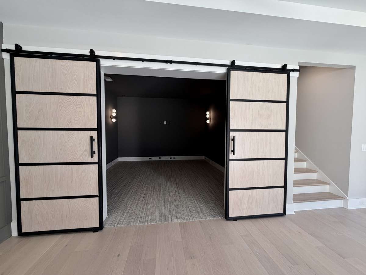 Actual Home — Main Level Media Room off Game Room