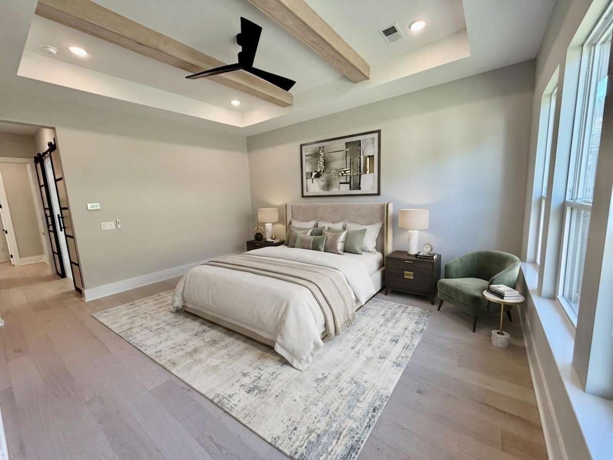 Actual Home — Primary Bedroom — Virtually Staged