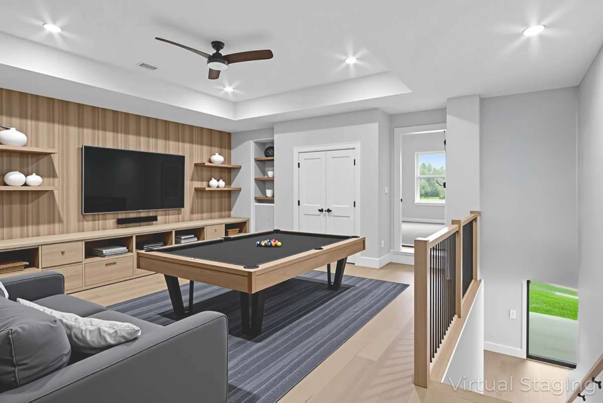 Virtually Staged Photo for Inspiration Only and to Showcase How Space Can Be Used & Furnished.