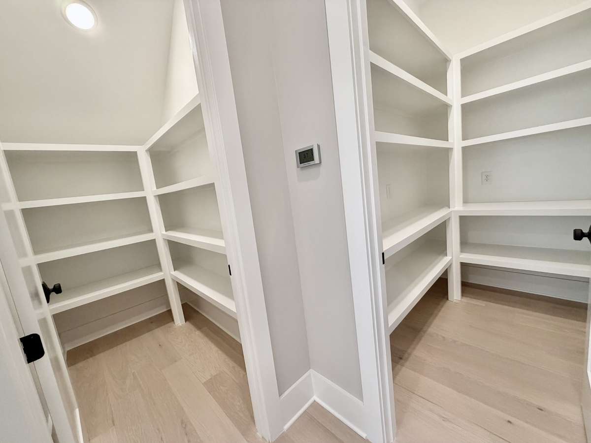 Actual Home — Dual Walk-In Pantries