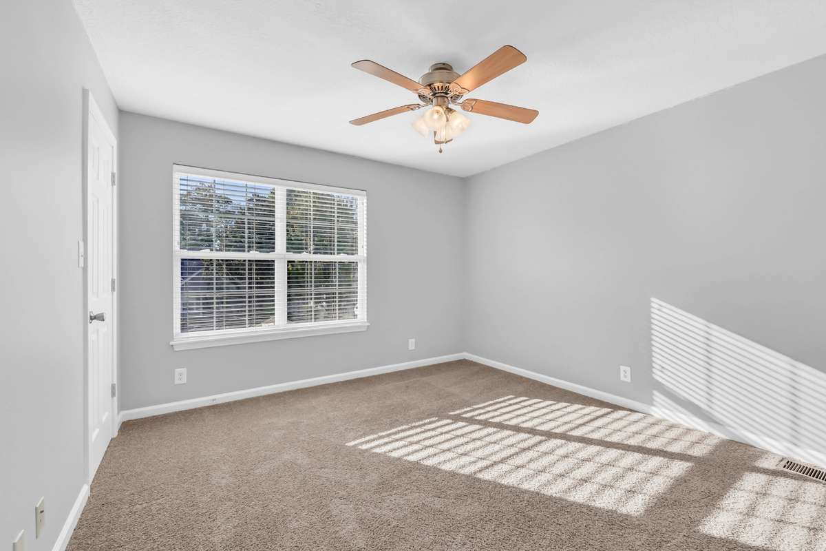 The second bedroom is a great size also.