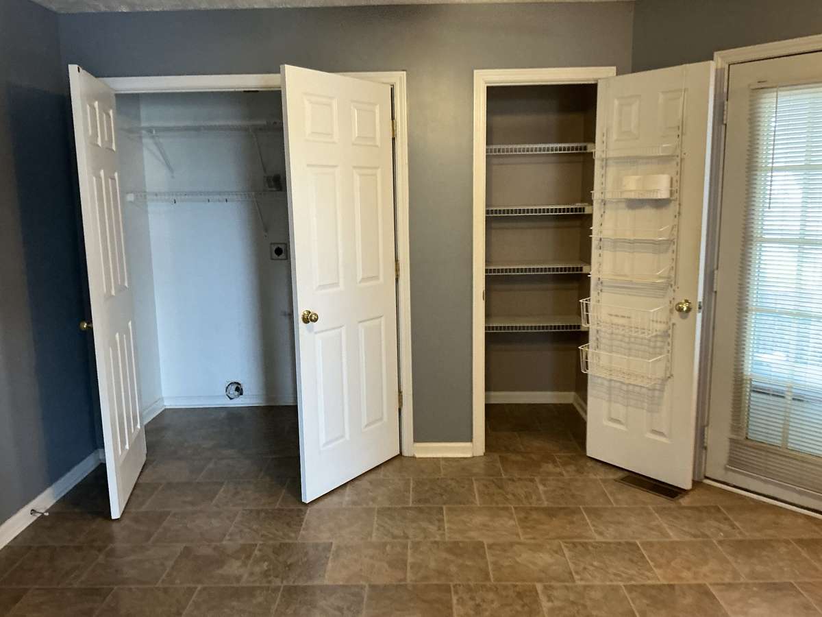 Washer/Dryer and Pantry