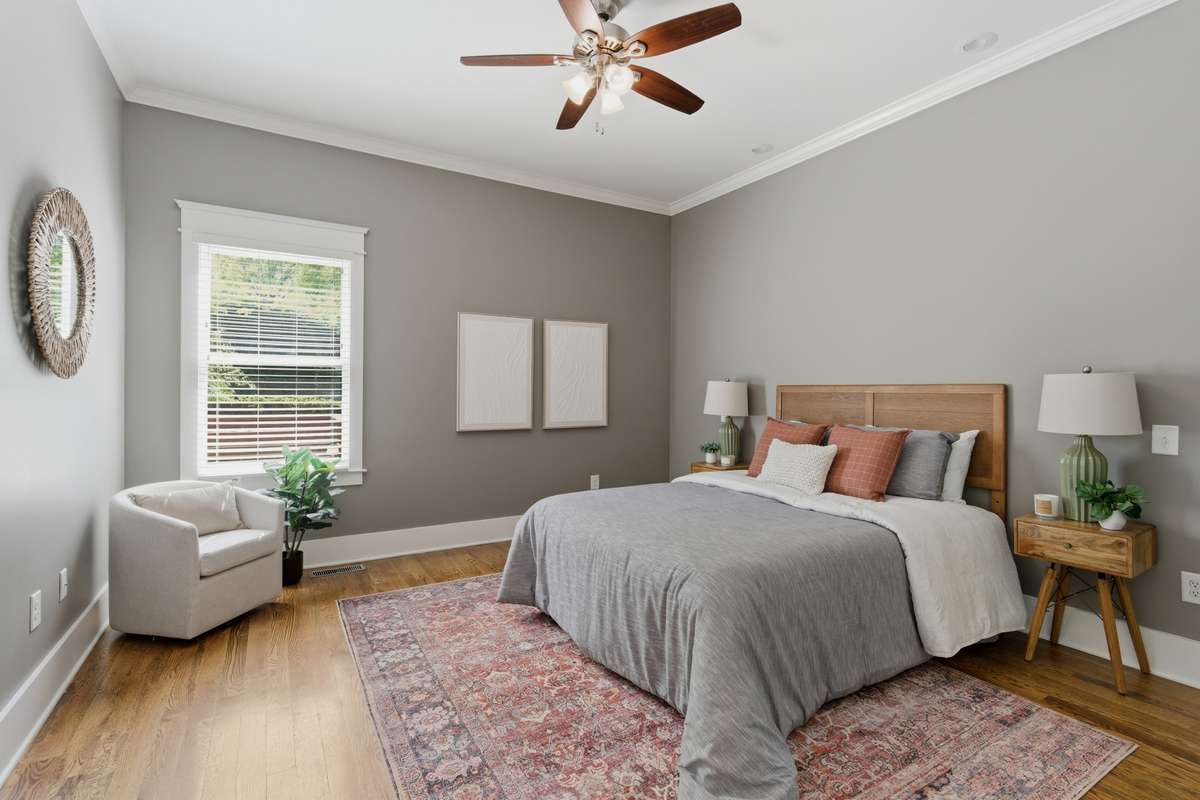 Primary bedroom located on main floor.