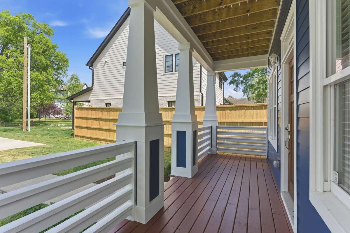 Two covered porches!