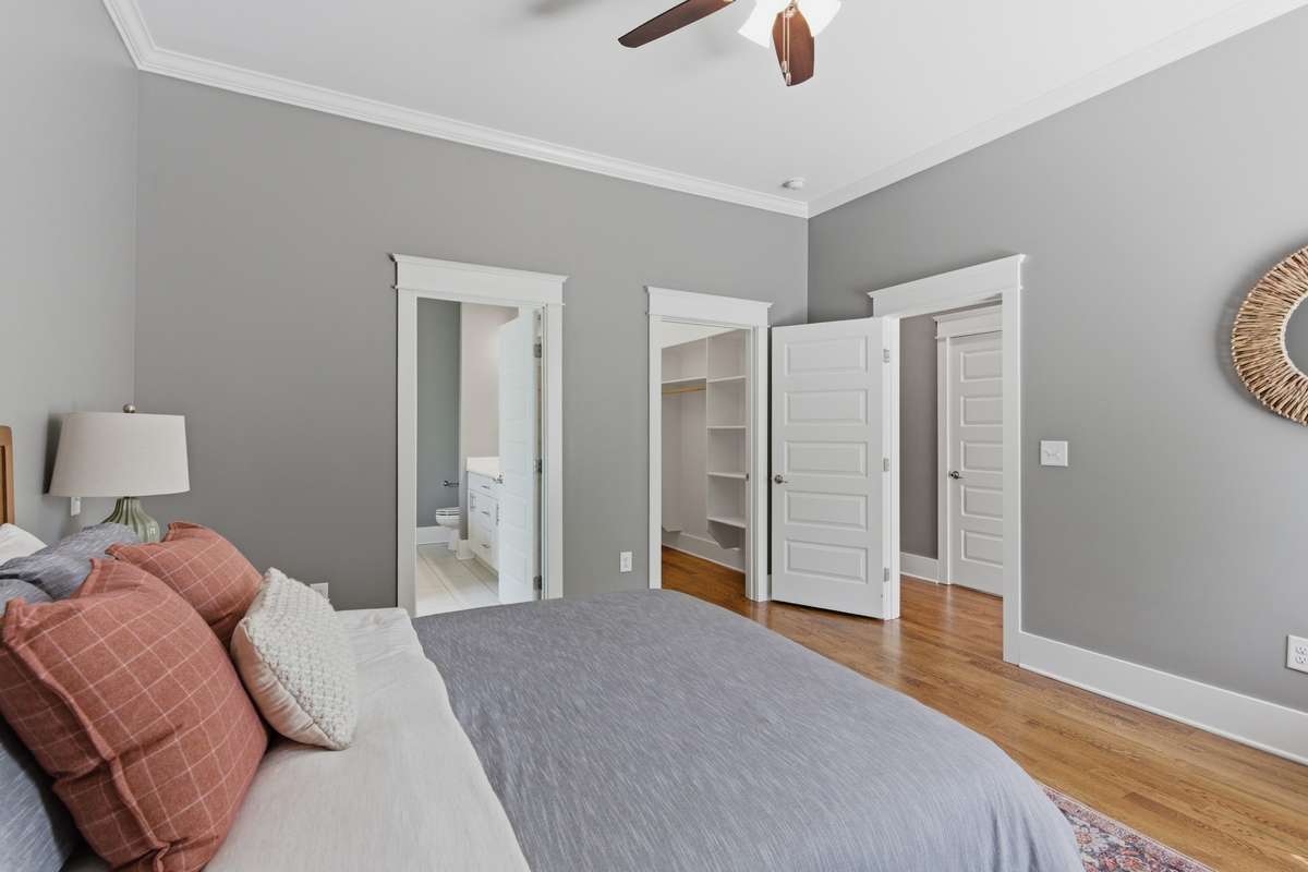 Primary bedroom located on main floor.