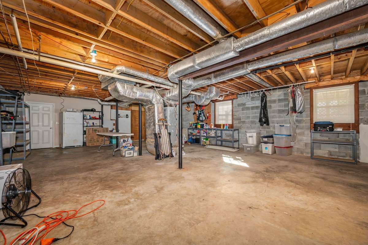 Unfinished basement