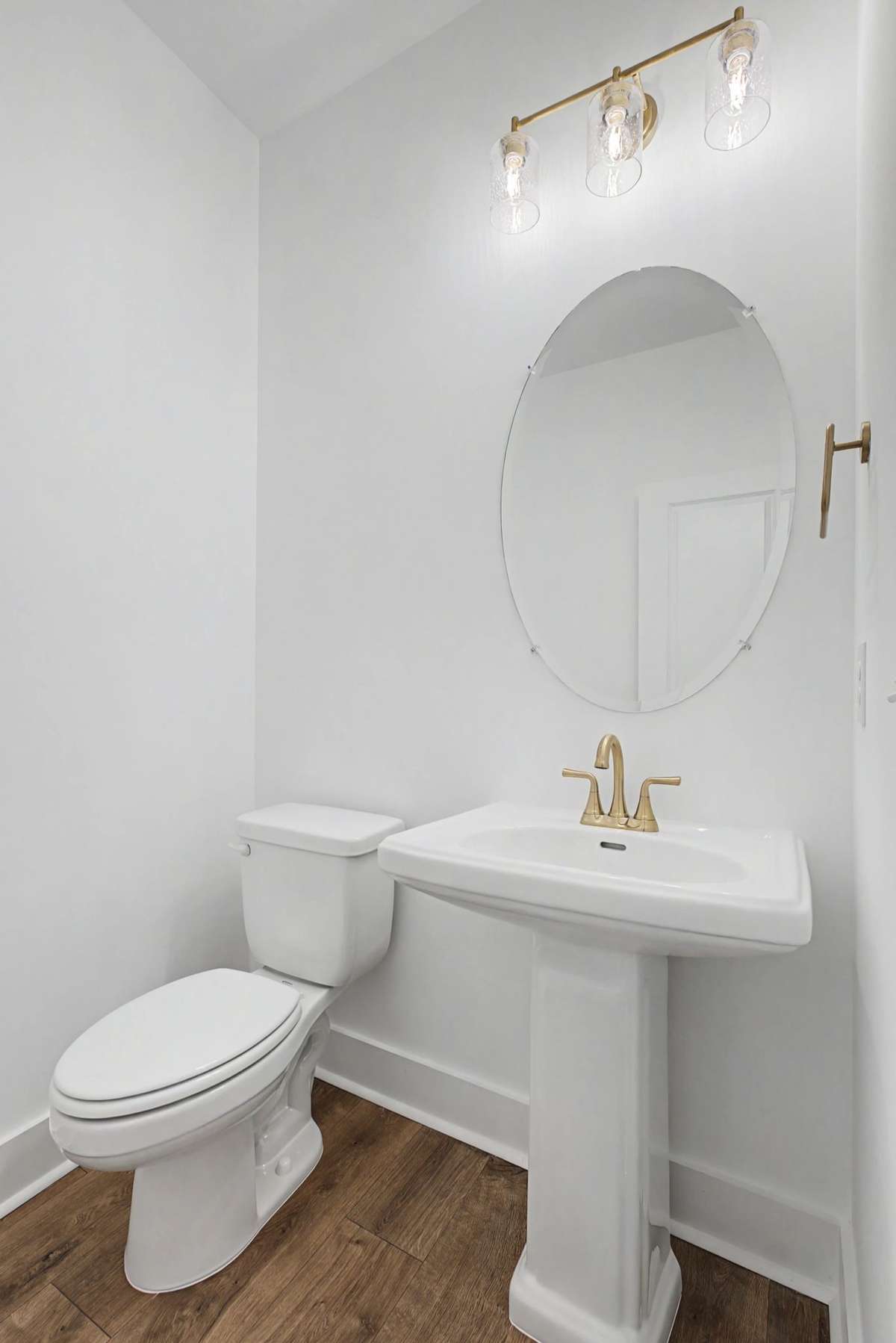 Half bath located behind the study.