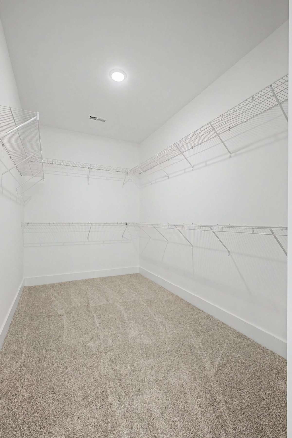 Large owner's closet.