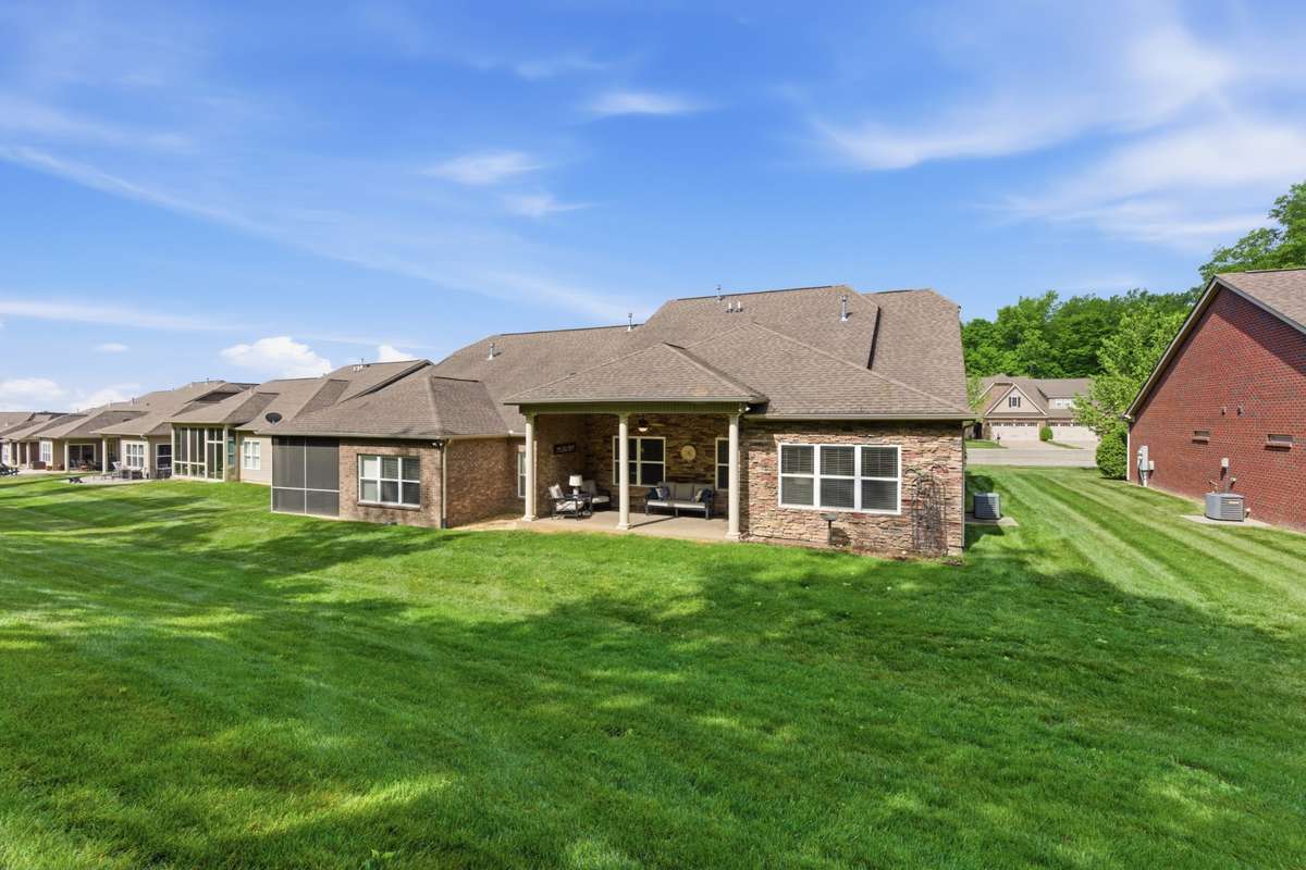 View from back of property highlighting large lot and privacy