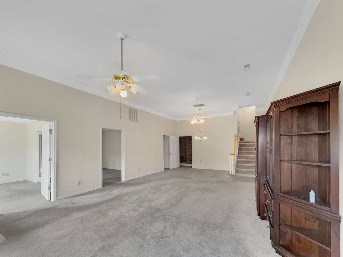 HUGE living area in the basement