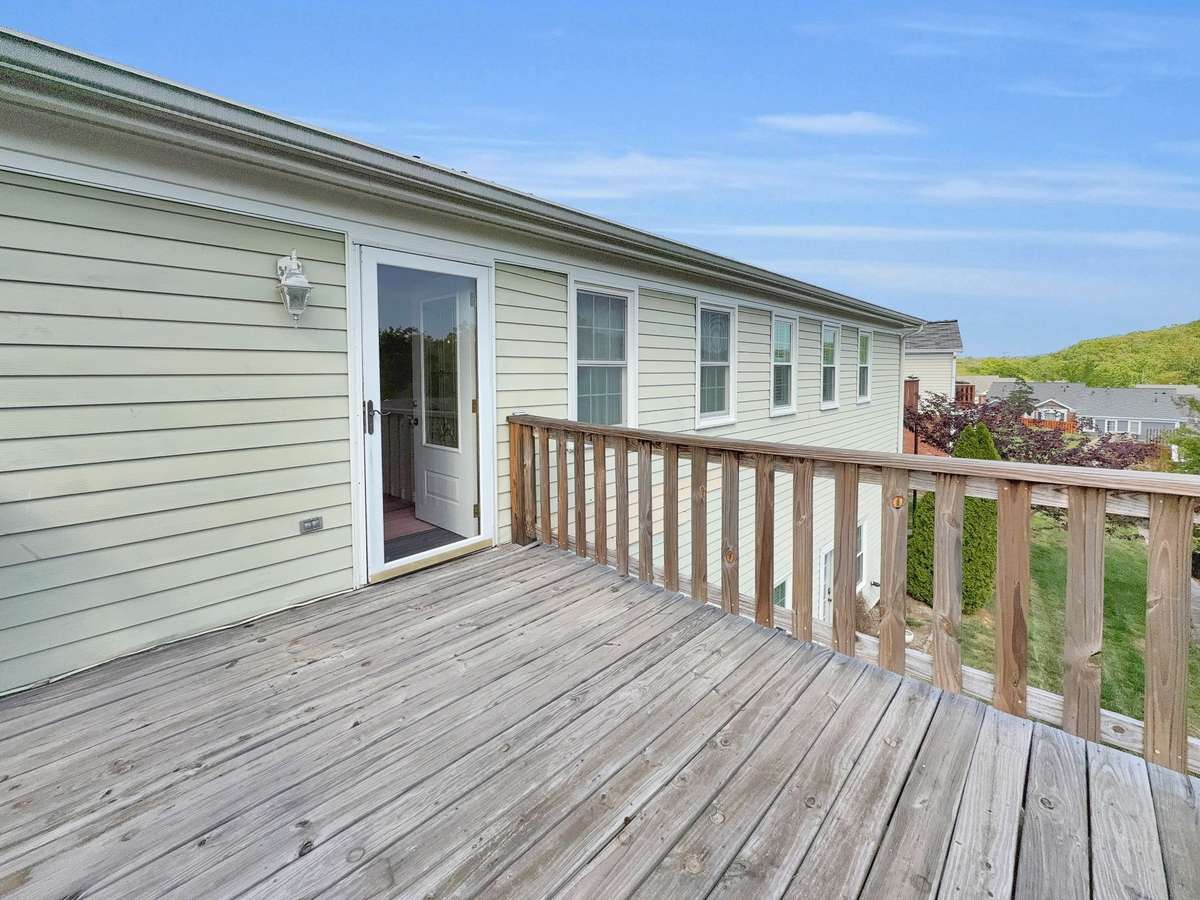 Deck on main level
