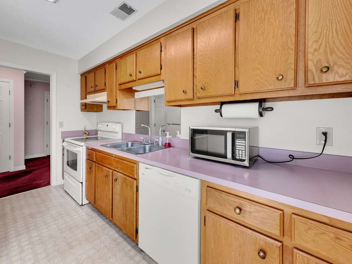 Gallery style kitchen