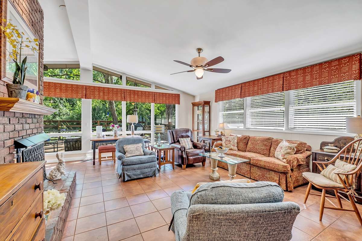 Easy flow from living > dining > kitchen > outdoor living