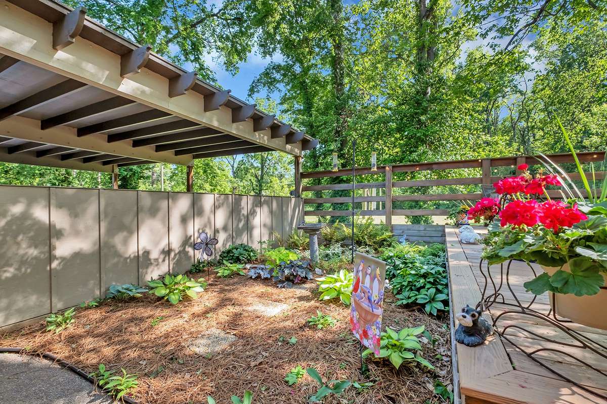 Natural beauty abounds in the garden spaces