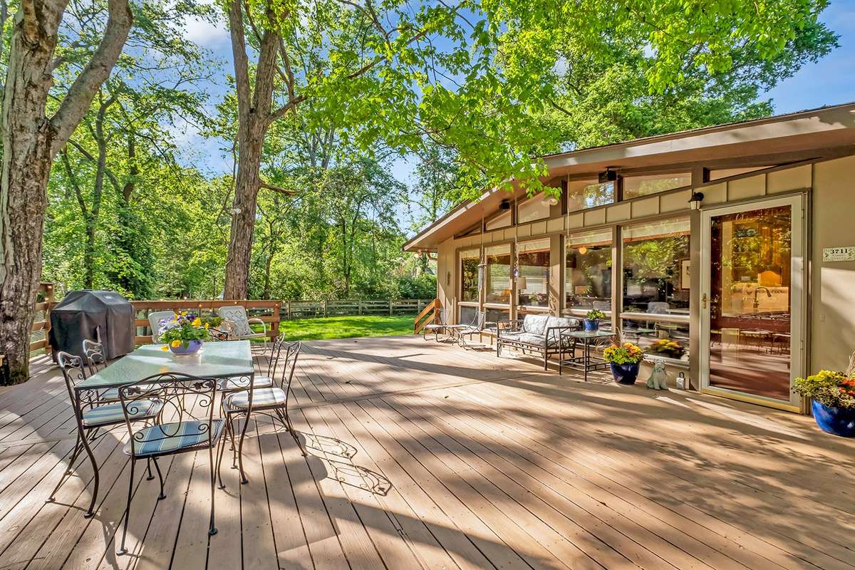 The outdoor space is the icing on the cake!