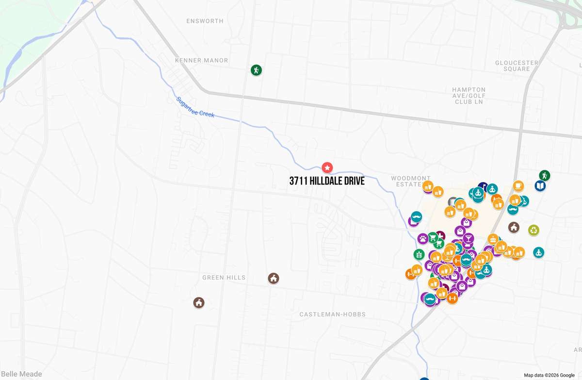 Unbeatable location! 5 Min. to Woodmont Park + everything in Green Hills; 10 Min. to 12South, White Bridge, Belle Meade, Vandy