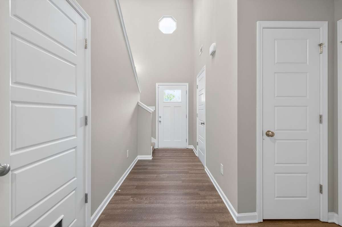 Two story entryway, coat closet - access to garage