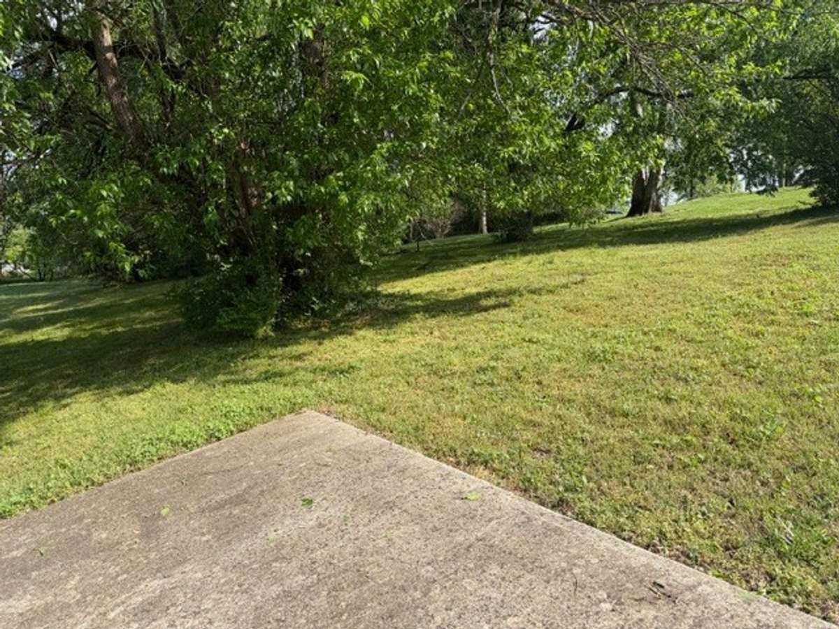 side yard has lg. pade for parking