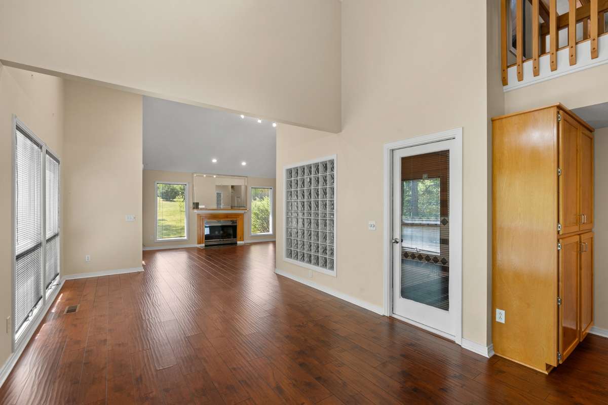 From Dining Room looking back toward Den. Dining Room is approximately 11 x 12.